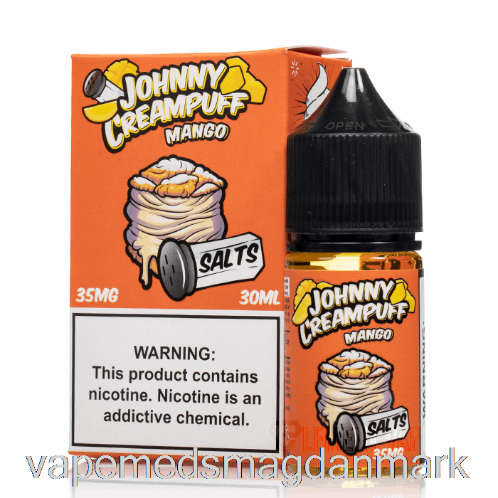Vape Med Smag Mango - Johnny Creampuff Salt - 30ml 35mg
